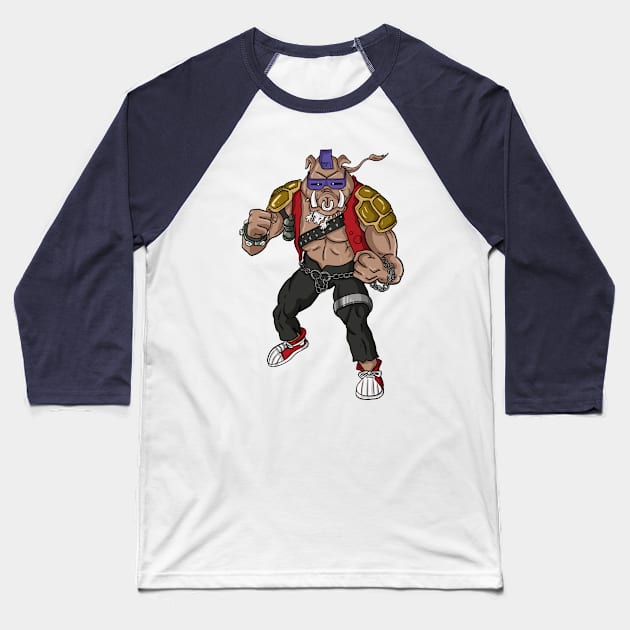 Bebop Pose Baseball T-Shirt by tabslabred